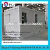 Flatpack container house with slide or single window