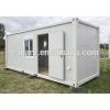 Portable modified container living house