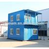 movable container worker camp two stories flat pack container house