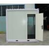 Low cost easy installation flat pack folding container house