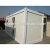 Welded Waterproof Steel Blue and White Prefab Container House