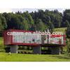 Cargo container house painted colorful container house #1 small image