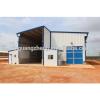 SGS Certificated Prefabricated Steel Frame Workshop Shed for Africa