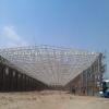 high span light teel structural gymnasium warehouse worshop shed design and construction