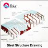 10000 square meters steel structure warehouse with crane for machine produing
