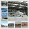 steel construction aircraft warehouse