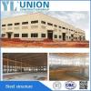 Pre fabricated flat roof steel structure two story building