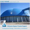 prefabricated hot dip galvanized space frame dome coal yard