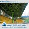 light gauge metal building space frame arched roof truss for stadium bleacher