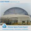 Easy installation prefabricated steel space frame dome shed