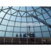 Prefab Long Span Light Guage Steel Space Frame Structural Glass Dome Cover