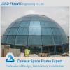 galvanized color steel space frame prefabricated arched geodesic domes for sale