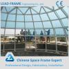Large Scale Light Weight Steel Space Frame Acrylic Dome