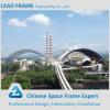 Hot Dip Galvanized Steel Space Frame Structure Semicircular Coal Storage Roof System