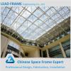 LOW-E Glass Steel Structure Space Frame Roof Framing