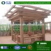 Foldable Decorated Waterproof wooden garden shed #1 small image