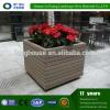 Recycled backyard outside hollow composite wpc decking wooden flower pot #1 small image