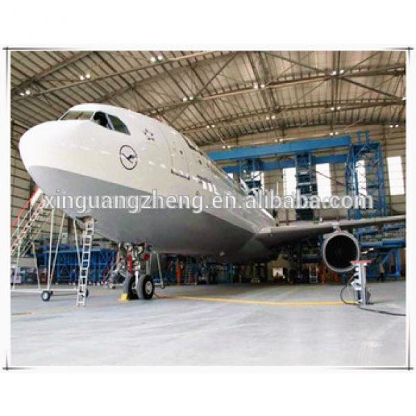 prefabricated steel structure aircraft small hangar steel #1 image
