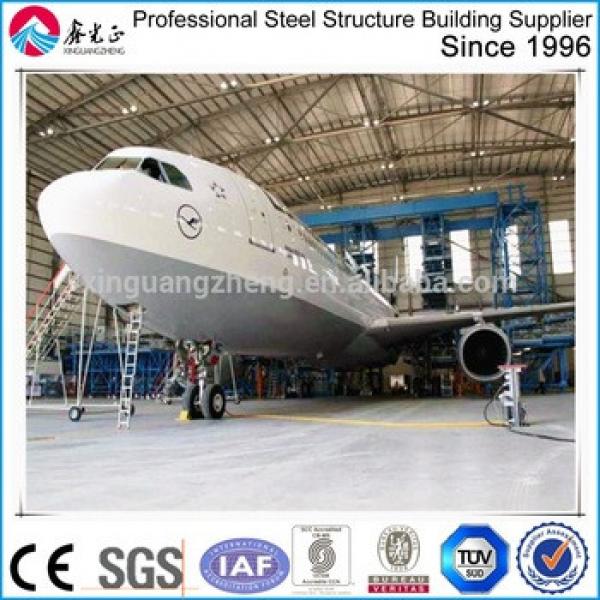 prefabricated building steel structure airplane hangar large #1 image