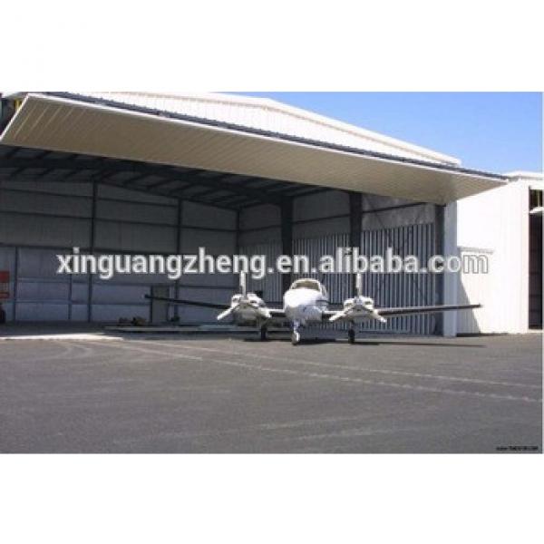 cheap steel structure frame aircraft hangar building #1 image