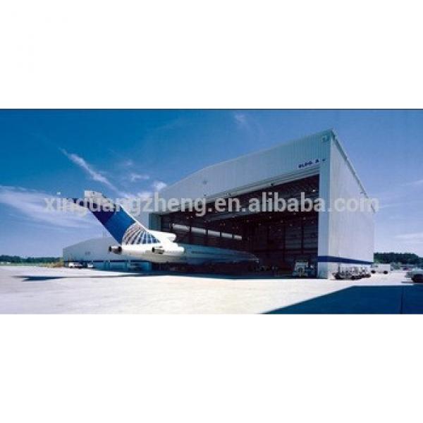 steel structure prefabricated aircraft garage hangar stock #1 image