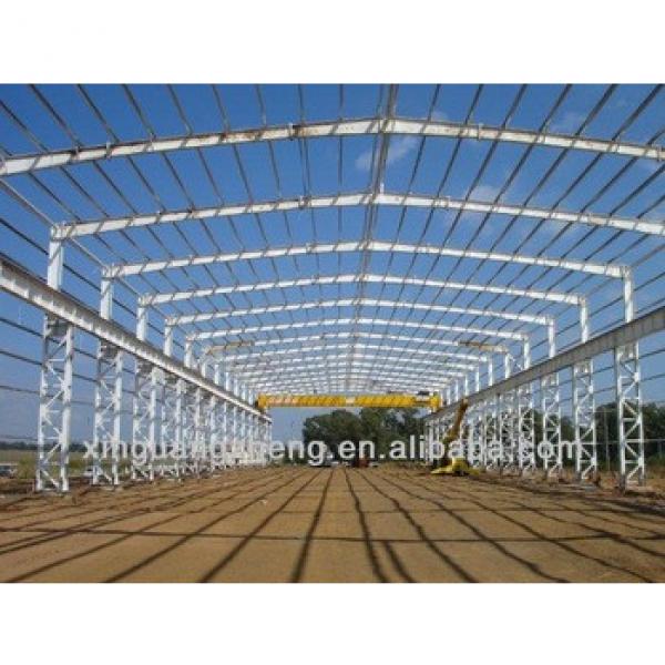 high strength, stiffness toughness Steel frame warehouse prefabricated building hangar shed #1 image