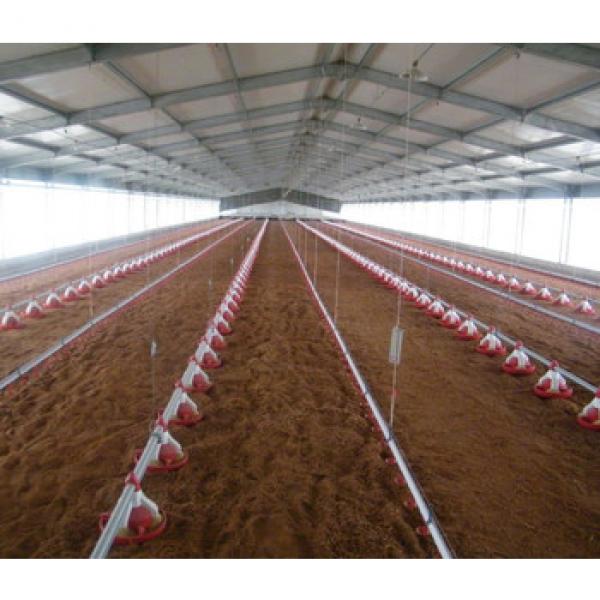 high quality modern discount chicken house/poultry house/steel structure poultry farm manufacturer in China #1 image