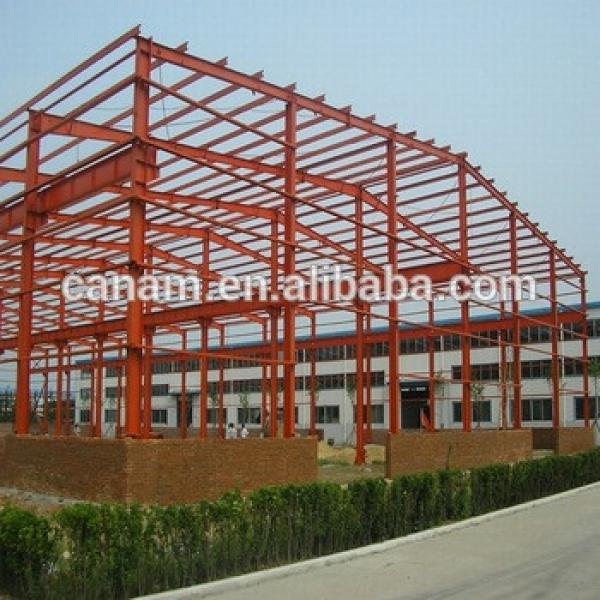 High quality prefabricated steel structure warehouse #1 image