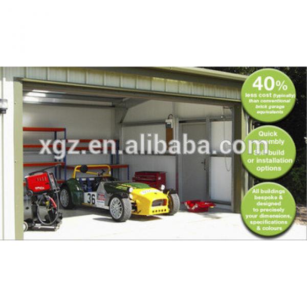 High quality Low cost Steel framed car garages #1 image