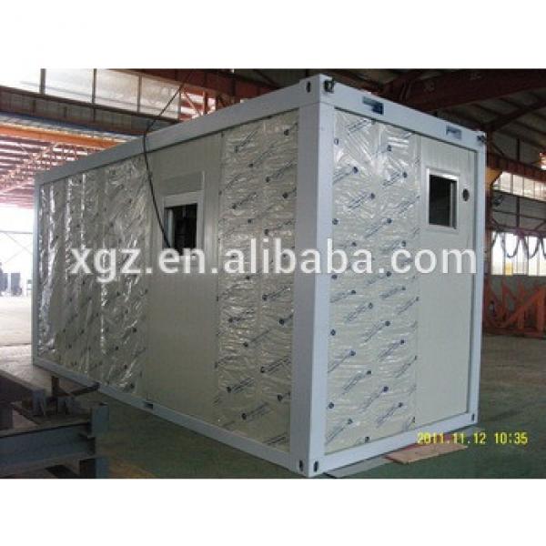 20fet color steel sandwich panel container house with shutter window #1 image