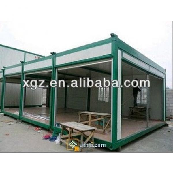 sandwich panel steel structure folding container house #1 image