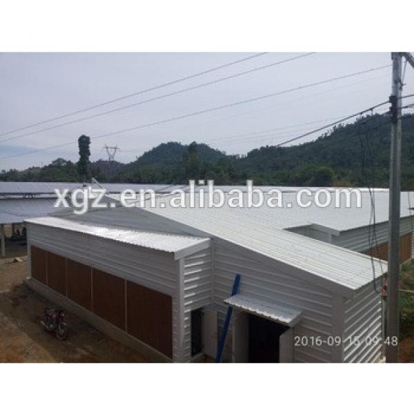 prefabricated industrial shed steel structure building design poultry farm shed layer chicken house for sale #1 image