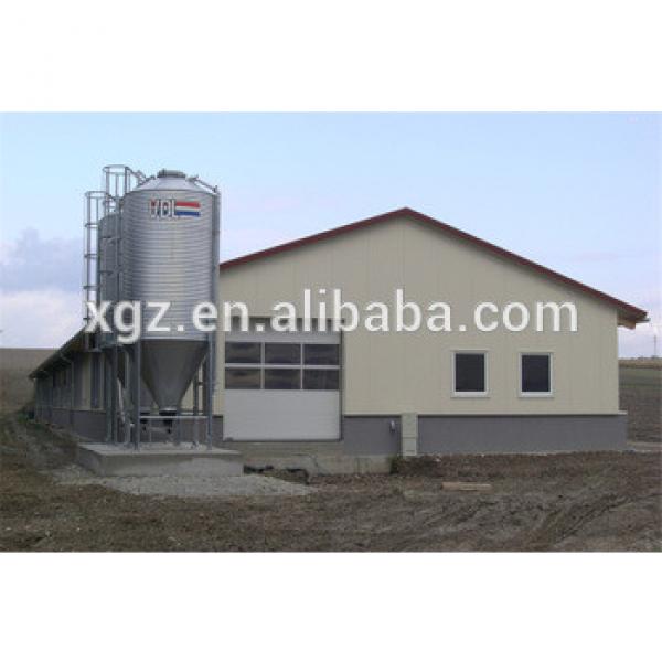 Galvanized steel frame automatically chicken house construction #1 image