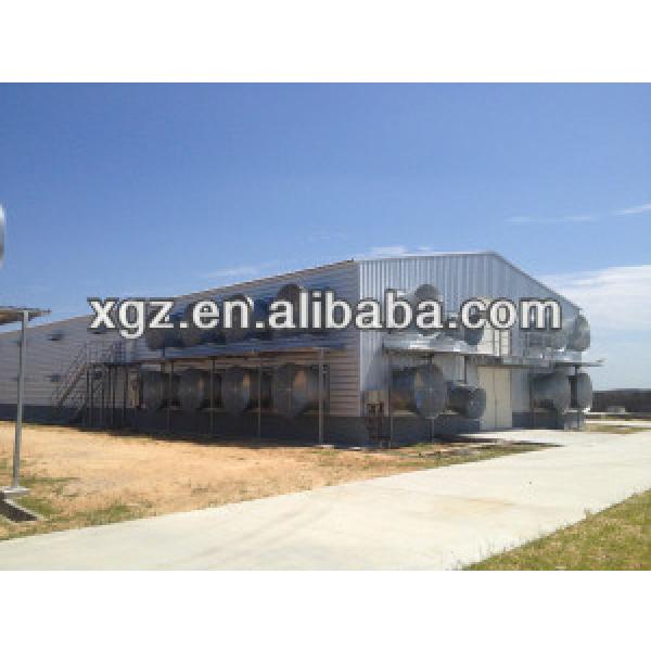 light prefab steel structure farm poultry shed for sale #1 image