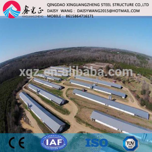One-stop service Galvanized steel chicken rearing house and equipments #1 image