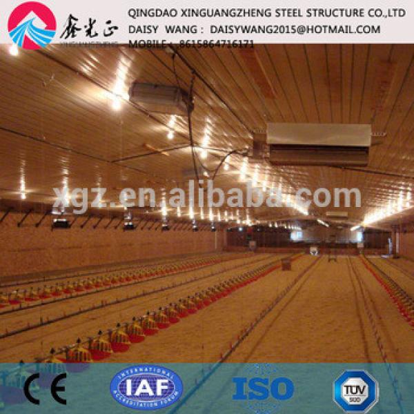 Supply farm design service/ rear chicken equipments and steel poultry house #1 image