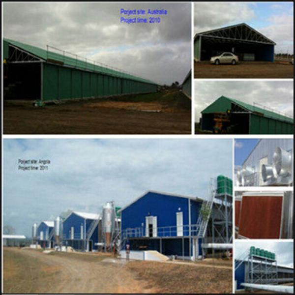 Construction building modular prefab poultry house with low price #1 image