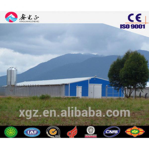 XGZ easy assemble chicken farms prefabricated steel structure poultry house #1 image