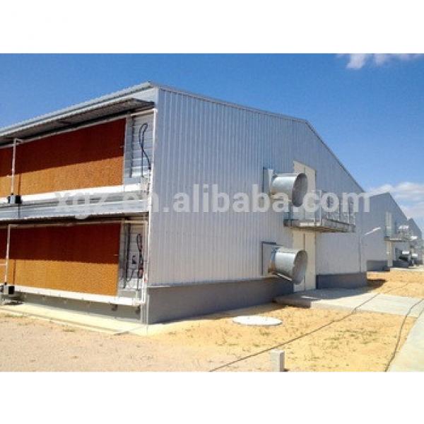 Prefab Building Steel Structure Poultry Farm Chicken House #1 image