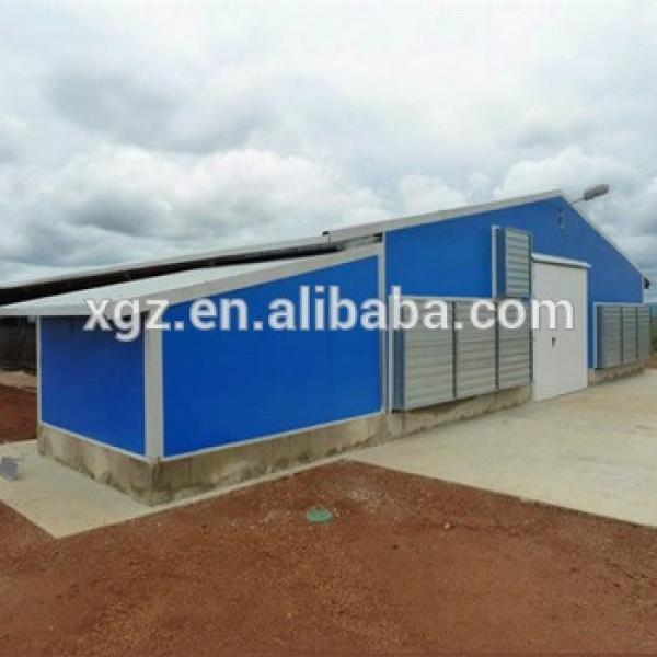 Prefabricated Metal Frame poultry House Construction #1 image