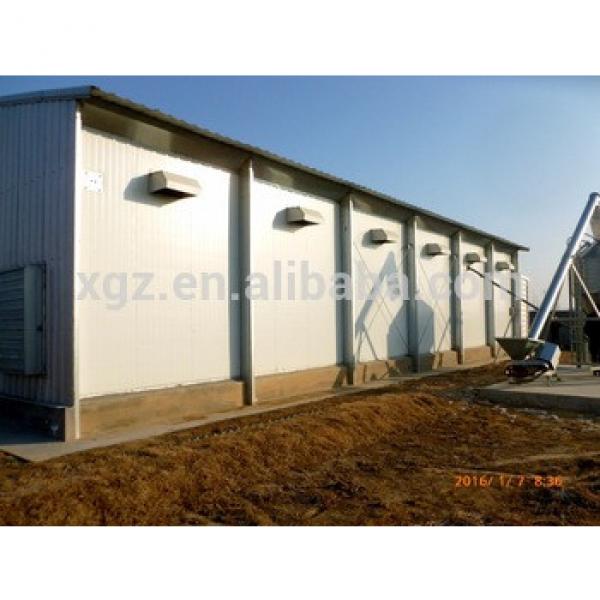 Prefabricated Poultry Farm Structure Design Broiler Poultry Shed #1 image