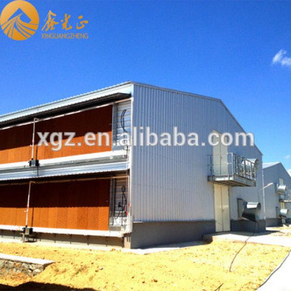 construction structural chicken farm building for steel chicken poultry house #1 image