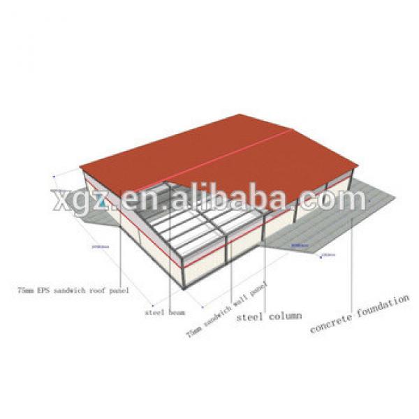 Prefabricated construction steel frame warehouse #1 image