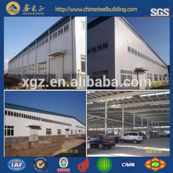 China Supplier Prefab H/I beam steel struction factory/workshop/warehouse Kit #1 image