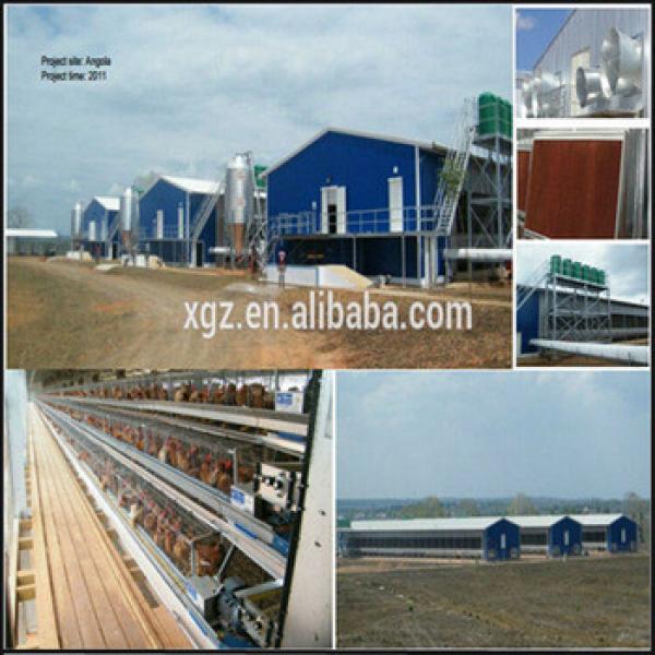 Industrial steel structure design poultry farm shed chicken house for layers #1 image