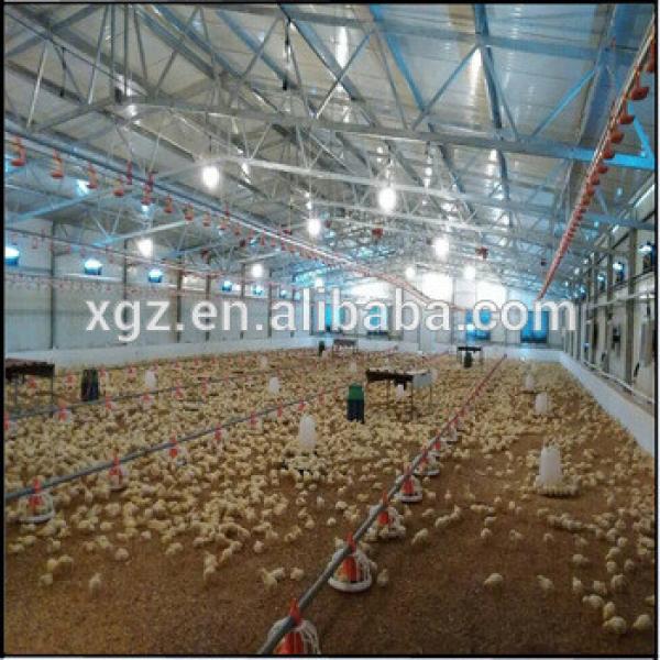 Golden supplier for low cost prefab steel chicken house #1 image