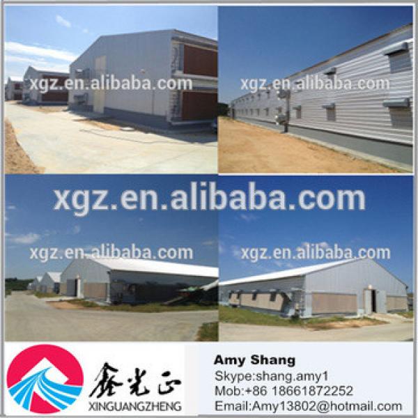 Prefabricated steel structure broiler poultry farm house design #1 image