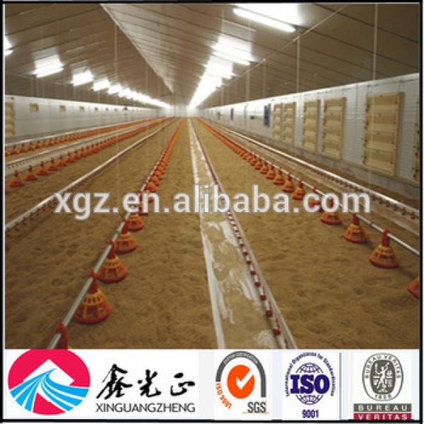 2016 Morden design Steel Structure Prefab Chicken House in Poultry Farm #1 image