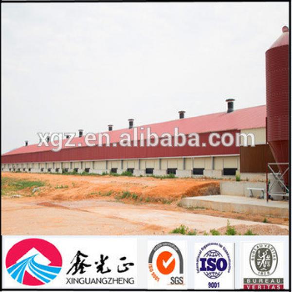 Prefabricated steel structure poultry chicken house for broiler and layer chicken #1 image