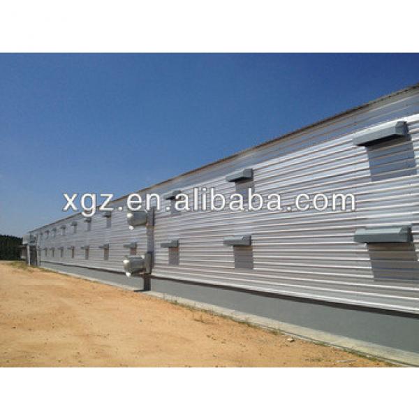 Light prefabricated steel structure farm chicken family for sale /carport/car garage /steel structure building project #1 image